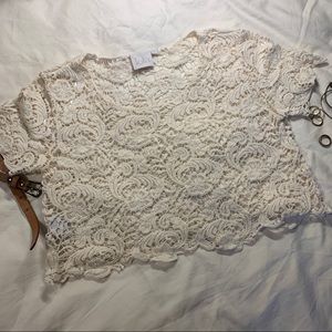 Lace/Crochet Crop Top